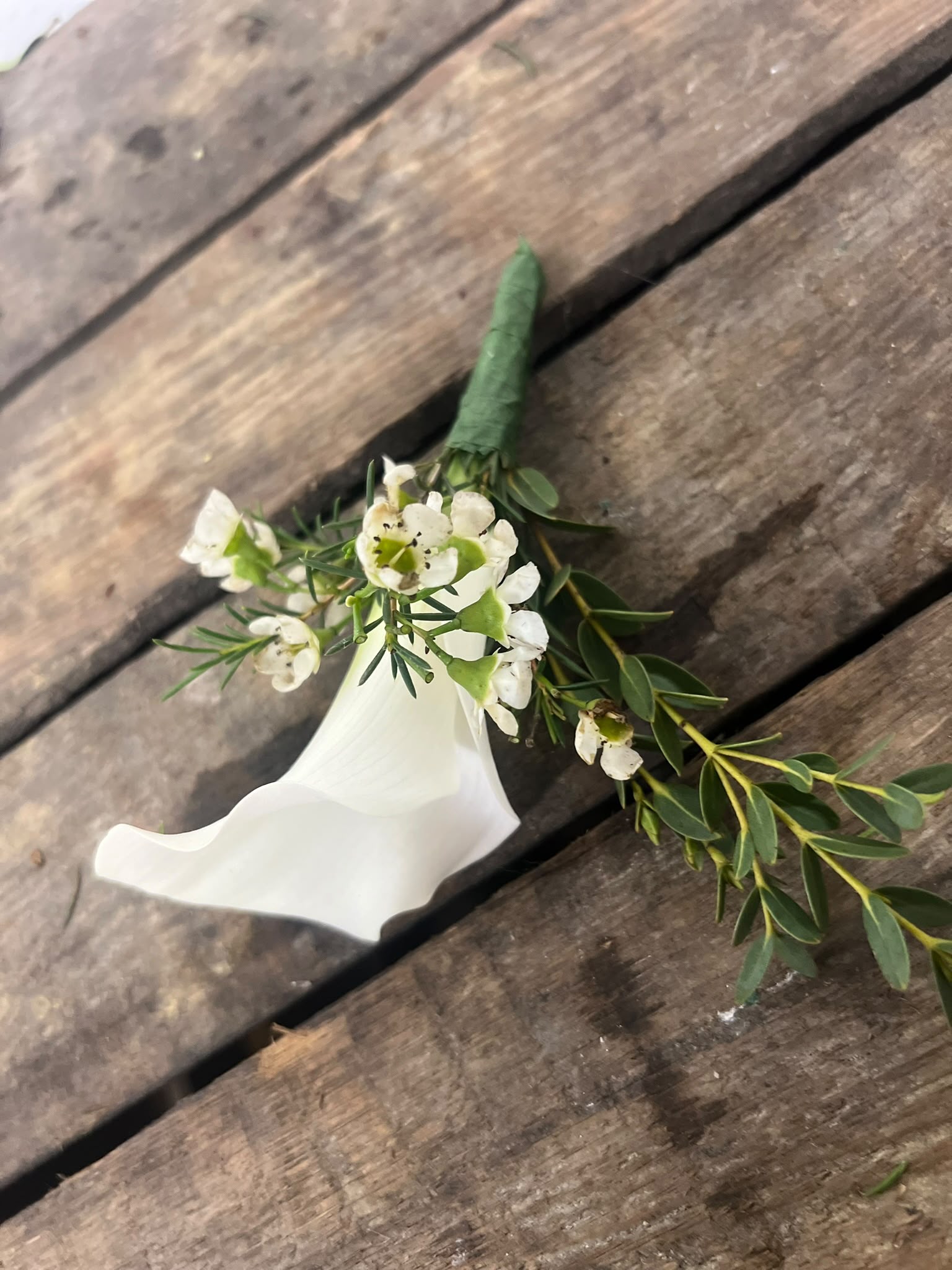 Rustic & Botanical Buttonhole - Buttonholes by Lotus Florist